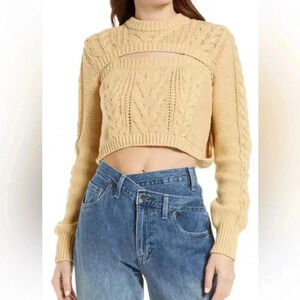 NWT Pistola Tan Esme 2 Piece Sweater